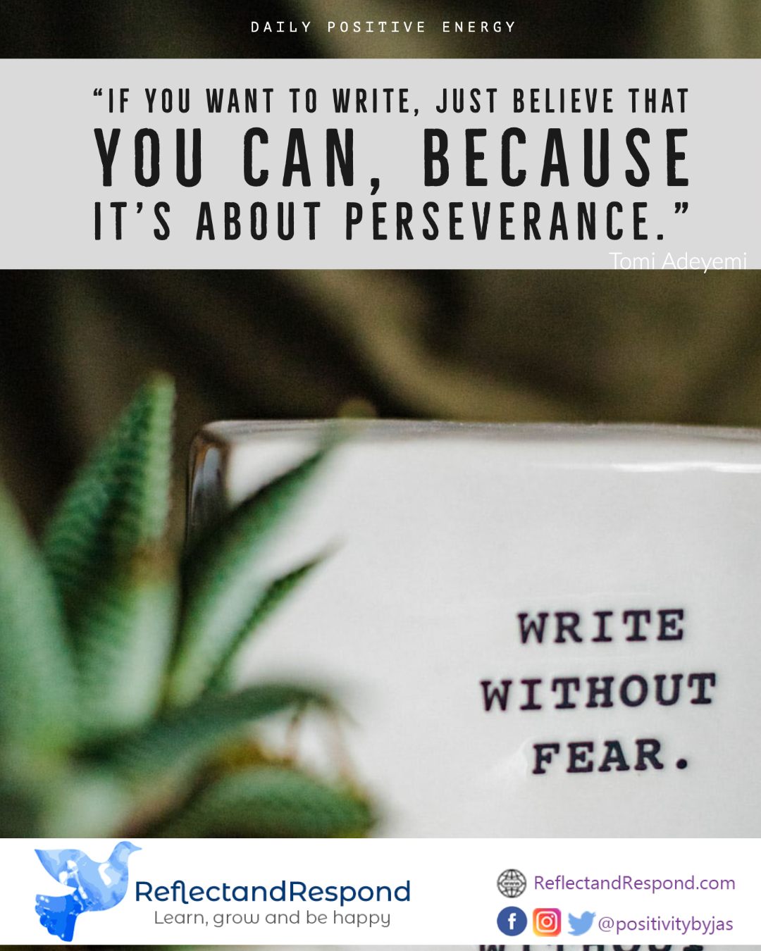 teen inspirational quote meditate perseverance - ReflectandRespond
