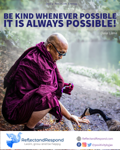 dalai lama quote be kind for teens and teenagers