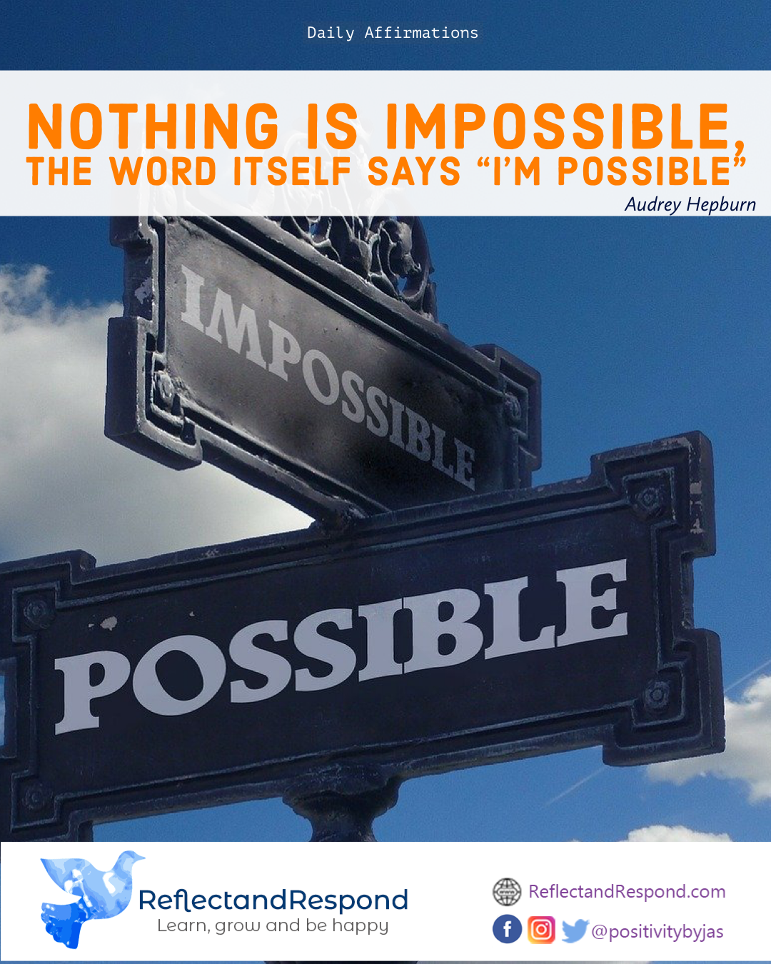 inspiring positive quotes impossible possible