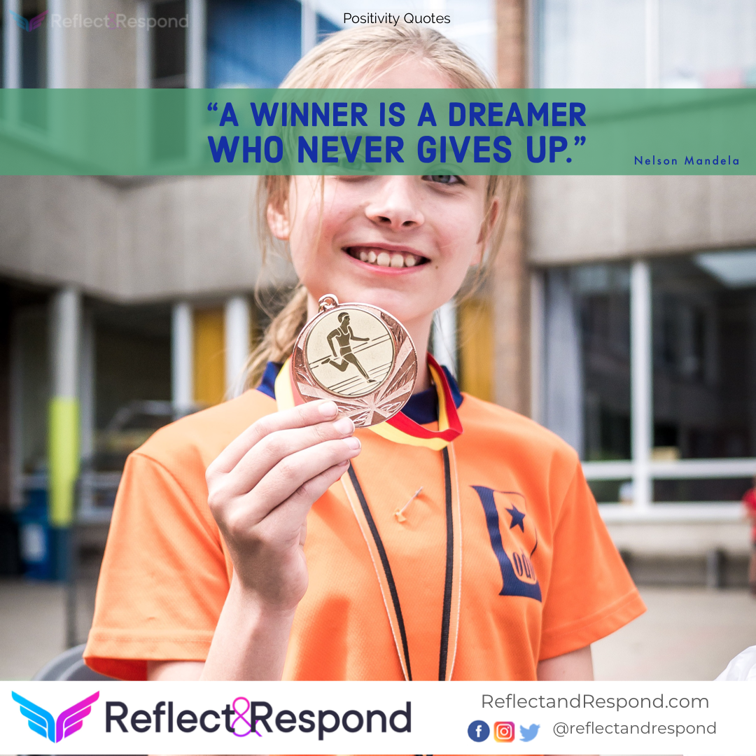 inspirational quote for teens - never give up