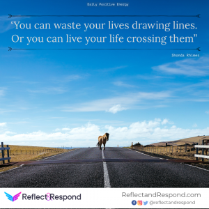 positive quote waste-cross-lines