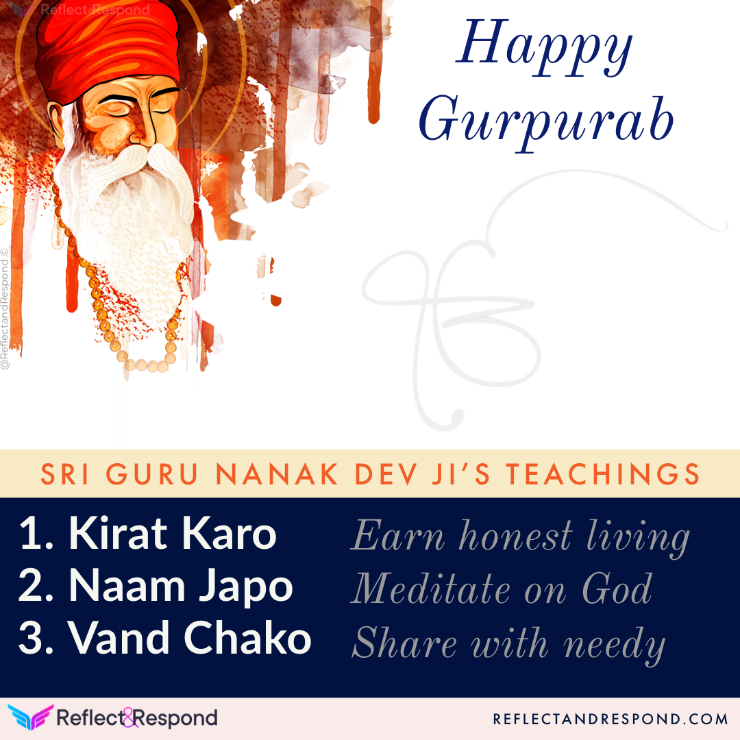 Guru Nanak Dev Ji's Teachings: Kirat Karo, Naam Japo, Vand Chako ...