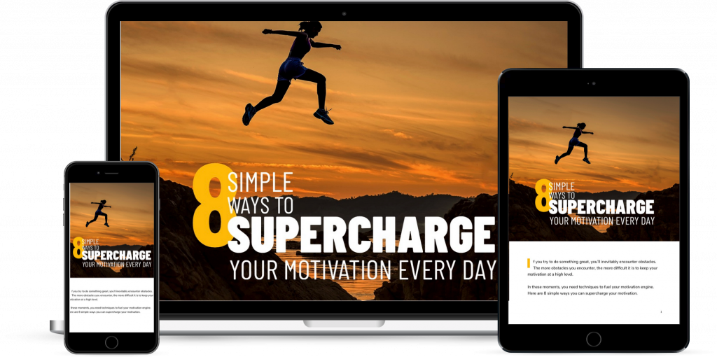 Supercharge Your Motivation mockup - ReflectandRespond