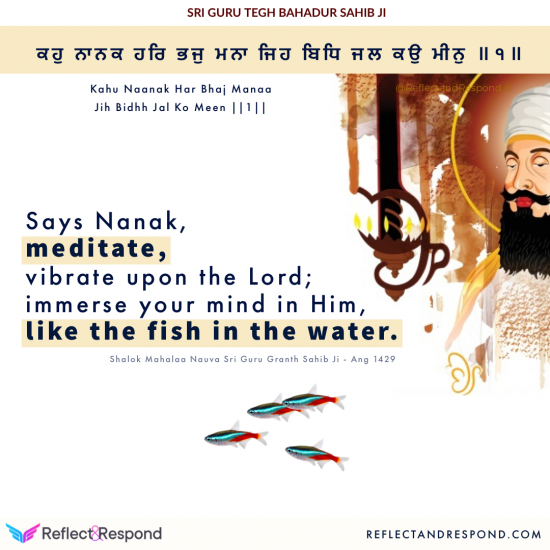 Sikh Quote by Guru Tegh Bhadur Ji Quotes Sikhs