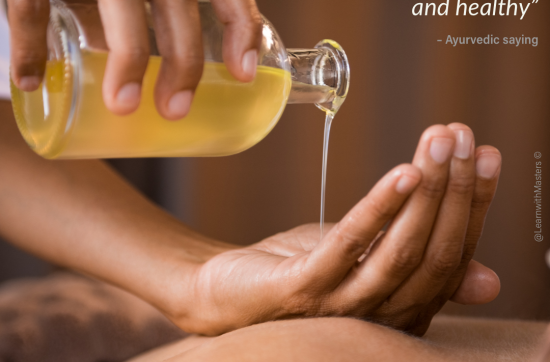 Ayurveda Oil massage self abhangya