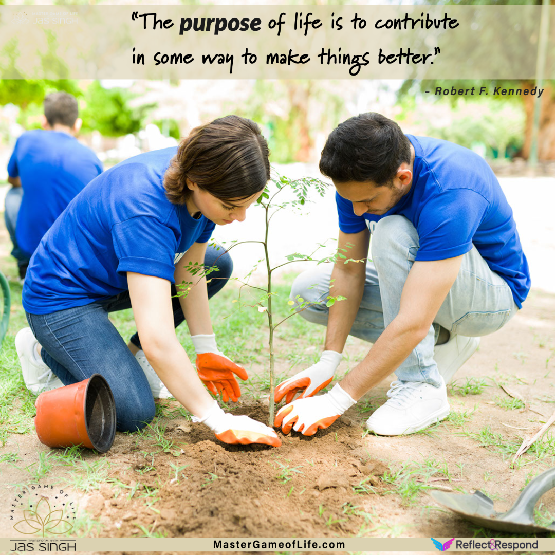 Purpose of Life is to Contribute in some way