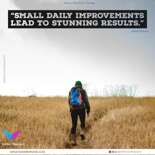 Small Daily Improvements-lead-to-stunning-results-robin-sharma-quotes